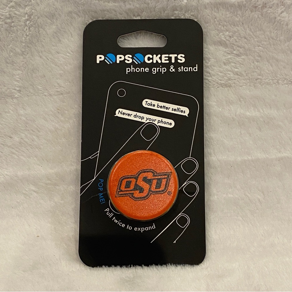 PopSockets PopGrip PopTop Cell Phone Phone Grip and Stand OSU Cowboys NWT